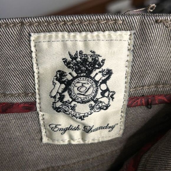 English Laundry Men's Beige Chino Pants - Picture 4 of 7